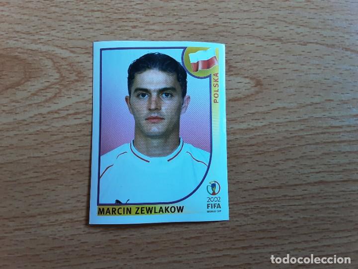 Cartes &agrave; collectionner de Football: CROMO FUTBOL MUNDIAL 2002 EDITORIAL PANINI 275.ZEWLAKOW-POLONIA-NUNCA PEGADO-TRASERA EN AZUL