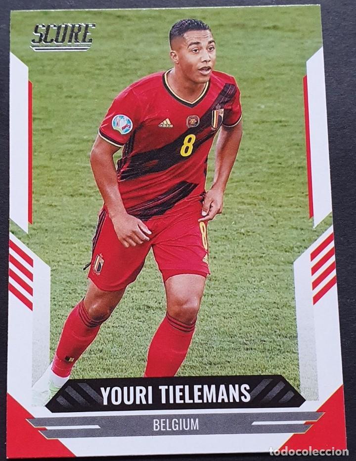 Fu&szlig;ball-Sticker: #17 Youri Tielemans BEL - Panini SCORE FIFA 2021-22 Trading Card Futbol-Soccer
