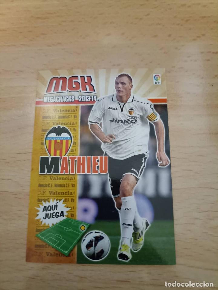 Cromos de f&uacute;tbol: Megacracks 13/14. 314- Mathieu. Valencia. - Foto 1
