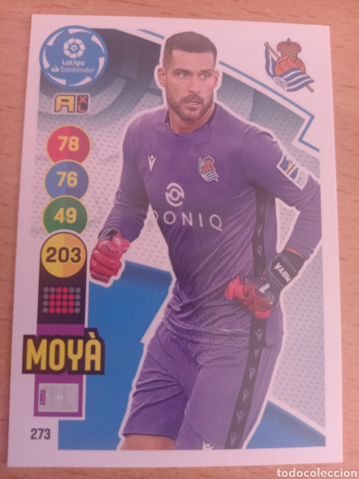 Fu&szlig;ball-Sticker: Panini Adrenalyn 2020 2021 20 21 273 Moy&aacute; Real Sociedad