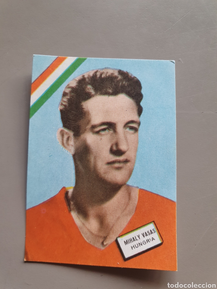 Fu&szlig;ball-Sticker: CROMO DIFICIL MUNDIAL 1962 62 CHILE WORLD CUP FHER HUNGRIA MIHALY VASAS