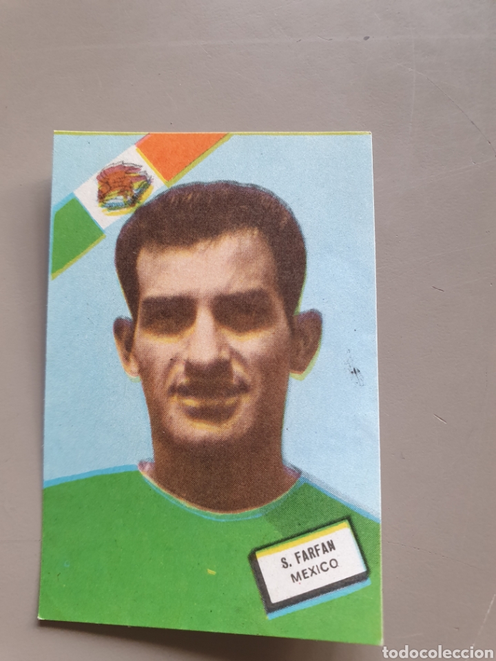 Football Stickers: CROMO DIFICIL MUNDIAL 1962 62 CHILE WORLD CUP FHER MEXICO MEJICO S. FARFAN