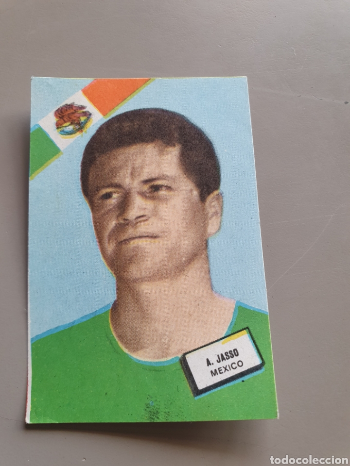 Cromos de f&uacute;tbol: CROMO DIFICIL MUNDIAL 1962 62 CHILE WORLD CUP FHER MEXICO MEJICO A. JASSO