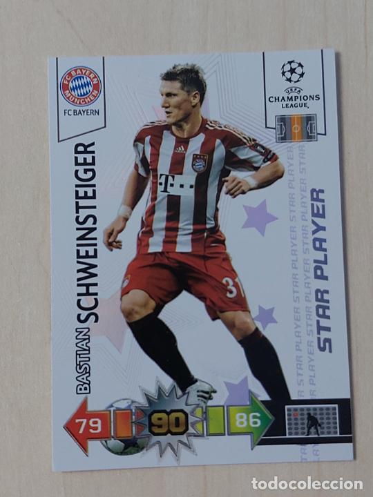Cromos de Futebol: SCHWEINSTEIGER - STAR PLAYER - ADRENALYN CHAMPIONS LEAGUE 2010 2011 - 10 11 - BAYER MUNICH
