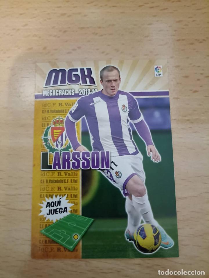 Cromos de f&uacute;tbol: Megacracks 13/14. 340- Larsson. Real Valladolid. - Foto 1