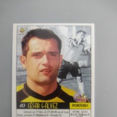 Cromos de Fútbol: ~ CROMO TRADING CARD DE CÉSAR GÁLVEZ MALLORCA 40, 99 - 2000 FICHAS DE LA LIGA MUNDICROMO SPORT ~. Lote 347401788