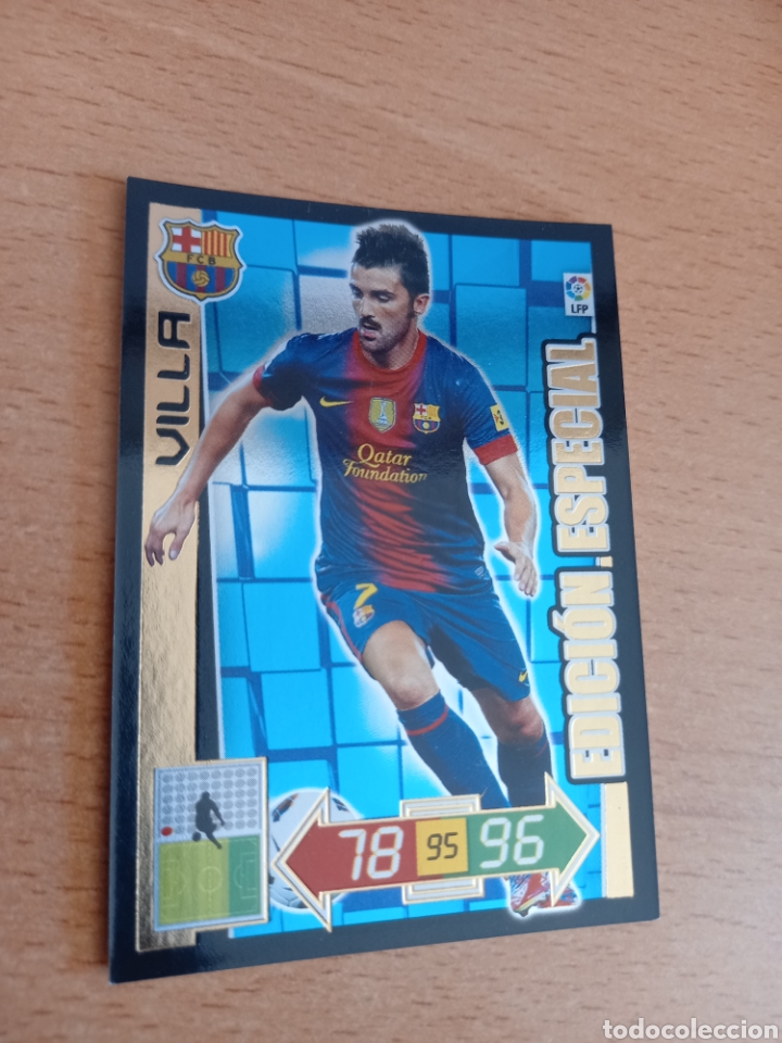 Figurine di Calcio: Panini Adrenalyn 2012 2013 12 13 Villa Barcelona edici&oacute;n especial