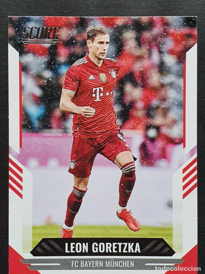 Football Stickers: #176 Leon Goretzka BAY - Panini SCORE FIFA 2021-22 Trading Card Futbol-Soccer