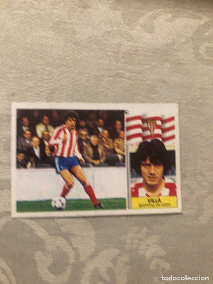 Cromos de f&uacute;tbol: VILLA COLOCA SPORTING GIJ&Oacute;N EDICIONES ESTE 86-87 - Foto 1