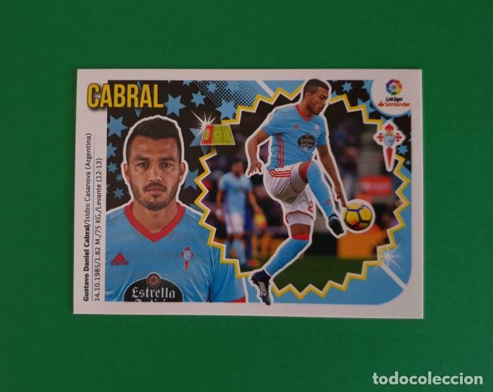 Cromos de f&uacute;tbol: 4 A CABRAL - CELTA - EDICIONES ESTE 2018-19 - 18/19 (NUEVO) - Foto 1