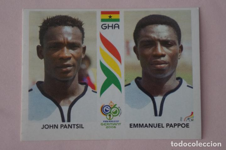 Cromos de F&uacute;tbol: CROMO DE FUTBOL PANTSIL-PAPPOE DE GHANA SIN PEGAR N&ordm; 315 MUNDIAL ALEMANIA 2006 DE PANINI