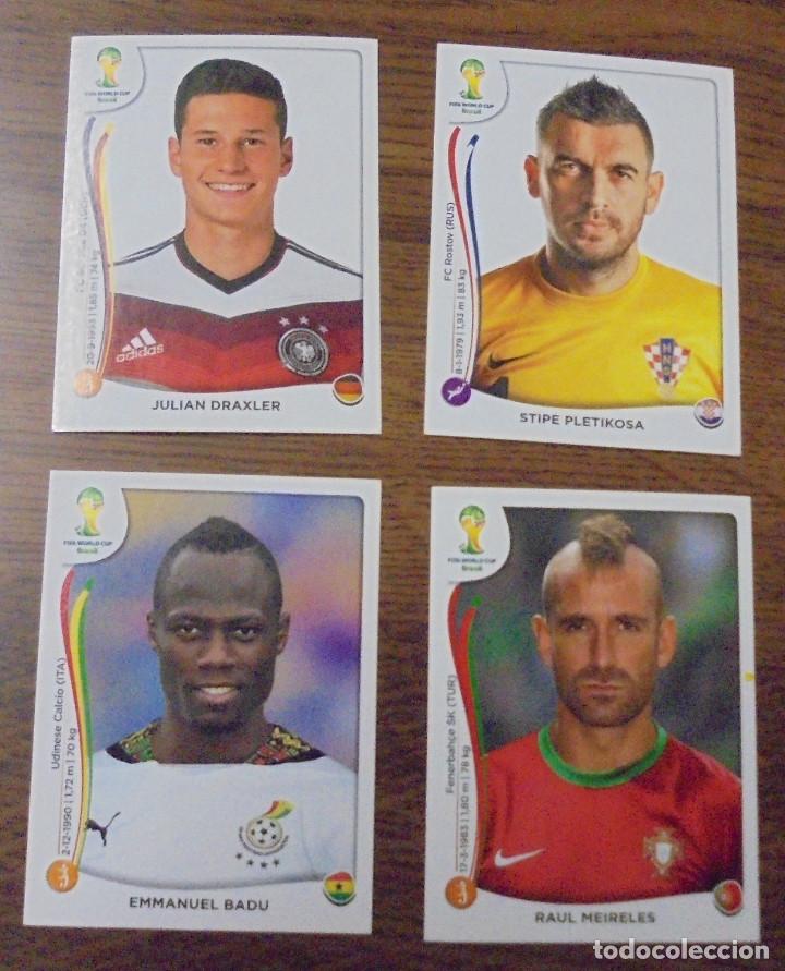 Cromos de Futebol: LOTE 4 CROMOS PANINI FIFA WORLD CUP BRASIL
