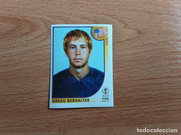 Football Stickers: CROMO FUTBOL MUNDIAL 2002 EDITORIAL PANINI 281.BERHALTER-USA-NUNCA PEGADO-TRASERA EN AZUL
