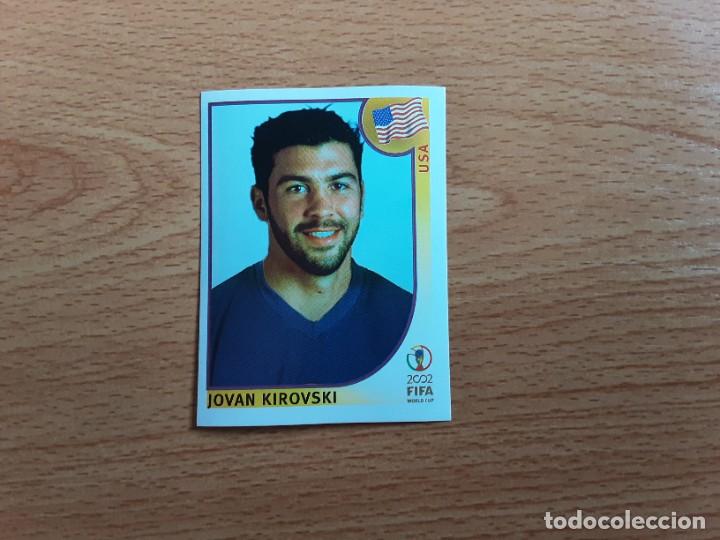 Cromos de f&uacute;tbol: CROMO FUTBOL MUNDIAL 2002 EDITORIAL PANINI 292.KIROVSKI-USA-NUNCA PEGADO-TRASERA EN AZUL