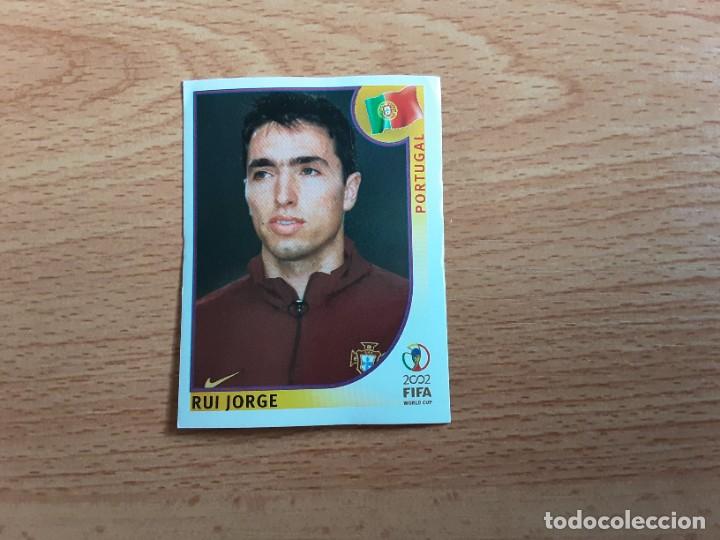 Cartes &agrave; collectionner de Football: CROMO FUTBOL MUNDIAL 2002 EDITORIAL PANINI 302.RUI JORGE-PORTUGAL-NUNCA PEGADO-TRASERA EN AZUL
