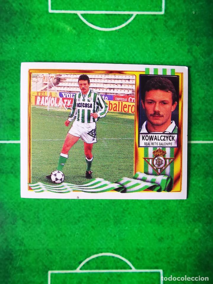 Fu&szlig;ball-Sticker: CROMO FUTBOL 95 96 SIN PEGAR LIGA ESTE 1995 1996 REAL BETIS KOWALCZYCK