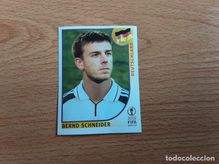 Cartes &agrave; collectionner de Football: CROMO FUTBOL MUNDIAL 2002 EDITORIAL PANINI 324.SCHNEIDER-ALEMANIA-NUNCA PEGADO-TRASERA EN AZUL