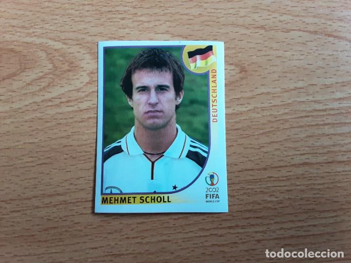Cromos de f&uacute;tbol: CROMO FUTBOL MUNDIAL 2002 EDITORIAL PANINI 326.SCHOLL-ALEMANIA-NUNCA PEGADO-TRASERA EN AZUL
