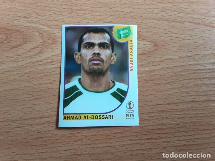 Football Stickers: CROMO FUTBOL MUNDIAL 2002 EDITORIAL PANINI 334.AL-DOSSARI/ARABIA SAUDI-NUNCA PEGADO-TRASERA EN AZUL