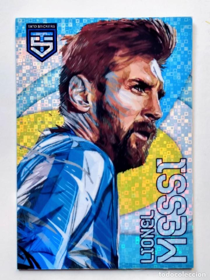 Cromos de f&uacute;tbol: CROMO- TARJETA- CARTA- CARD- LEO LIONEL MESSI ARGENTINA CAMPEON COPA AMERICA 2021- STATO STICKERS
