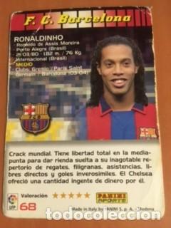 Cromos de f&uacute;tbol: Mega cracks 2004-2005 Ronaldinho - Foto 2