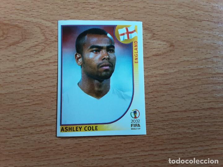 Figurine di Calcio: CROMO FUTBOL MUNDIAL 2002 EDITORIAL PANINI 424.ASHLEY COLE-INGLATERRA-NUNCA PEGADO-TRASERA EN AZUL