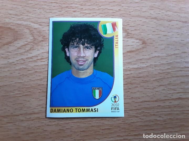 Football Stickers: CROMO FUTBOL MUNDIAL 2002 EDITORIAL PANINI 467.TOMMASI-ITALIA-NUNCA PEGADO-TRASERA EN AZUL
