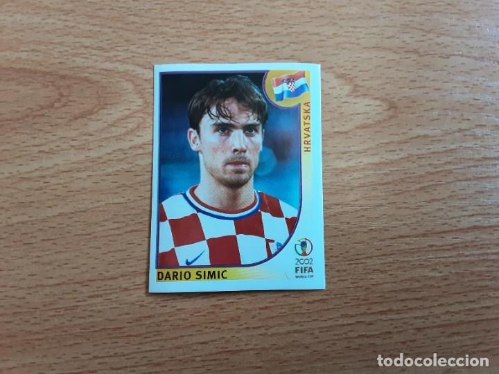 Football Stickers: CROMO FUTBOL MUNDIAL 2002 EDITORIAL PANINI 478.SIMIC-CROACIA-NUNCA PEGADO-TRASERA EN AZUL