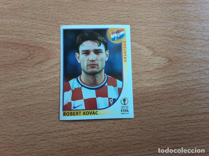 Figurine di Calcio: CROMO FUTBOL MUNDIAL 2002 EDITORIAL PANINI 480.KOVAC-CROACIA-NUNCA PEGADO-TRASERA EN AZUL