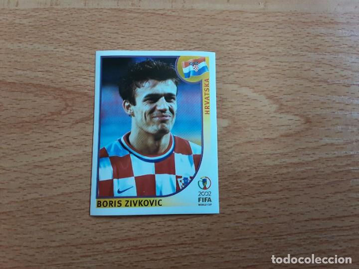 Figurine di Calcio: CROMO FUTBOL MUNDIAL 2002 EDITORIAL PANINI 482.ZIVKOVIC-CROACIA-NUNCA PEGADO-TRASERA EN AZUL