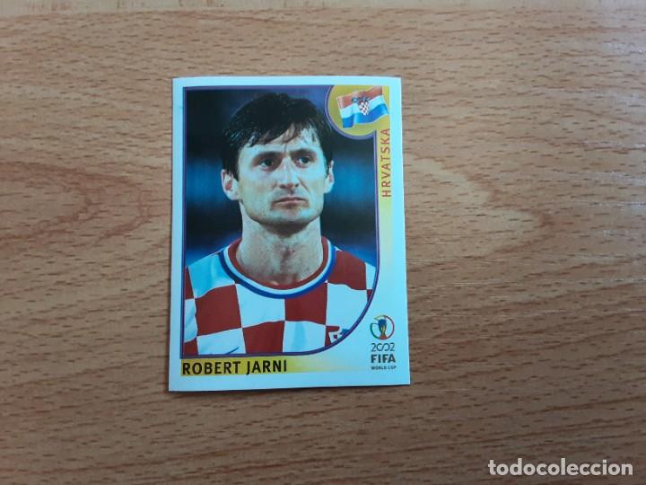Football Stickers: CROMO FUTBOL MUNDIAL 2002 EDITORIAL PANINI 485.JARNI-CROACIA-NUNCA PEGADO-TRASERA EN AZUL
