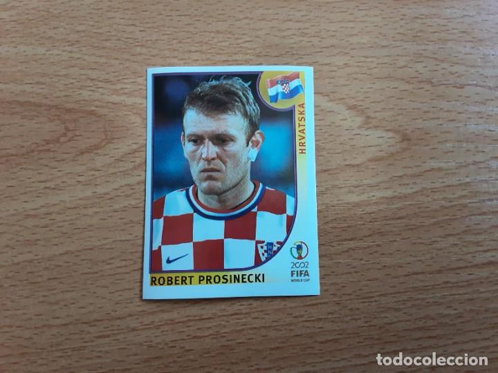 Figurine di Calcio: CROMO FUTBOL MUNDIAL 2002 EDITORIAL PANINI 486.PROSINECKI-CROACIA-NUNCA PEGADO-TRASERA EN AZUL