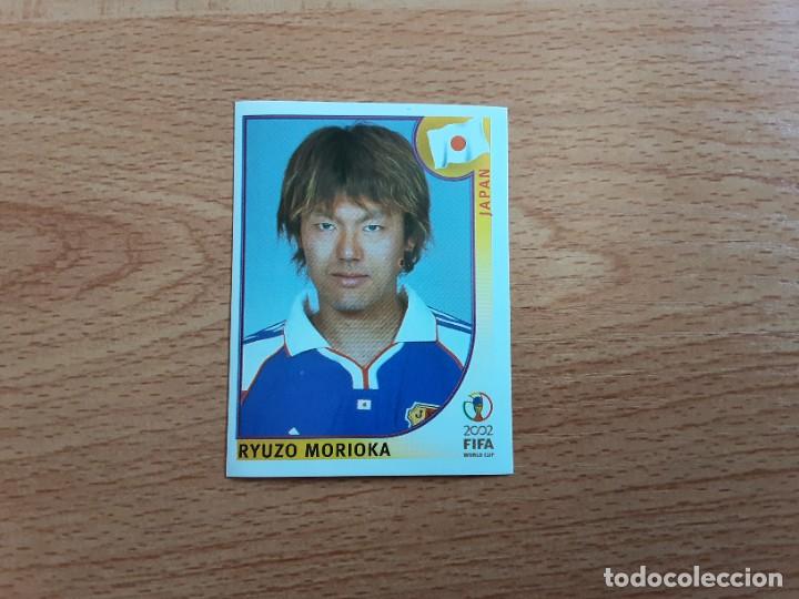 Football Stickers: CROMO FUTBOL MUNDIAL 2002 EDITORIAL PANINI 534.MORIOKA-JAPON-NUNCA PEGADO-TRASERA EN AZUL