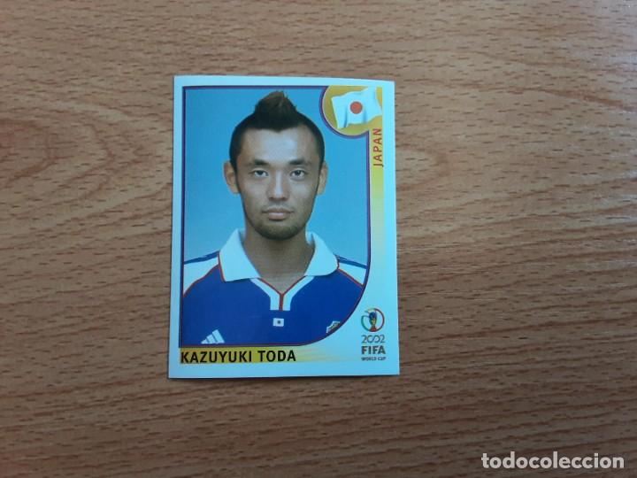 Figurine di Calcio: CROMO FUTBOL MUNDIAL 2002 EDITORIAL PANINI 539.TODA-JAPON-NUNCA PEGADO-TRASERA EN AZUL