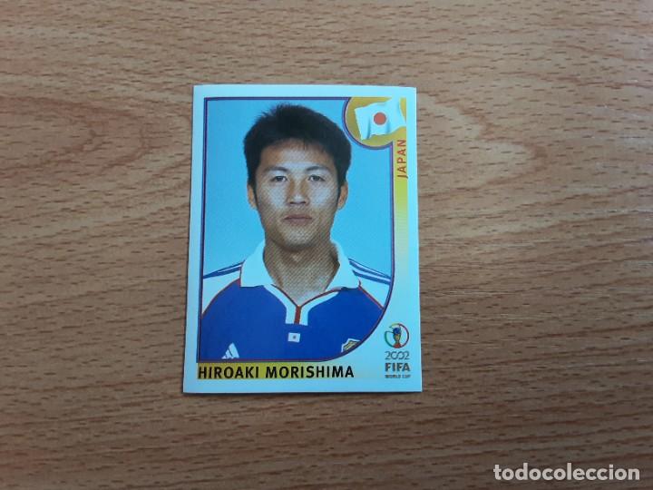 Football Stickers: CROMO FUTBOL MUNDIAL 2002 EDITORIAL PANINI 540.MORISHIMA-JAPON-NUNCA PEGADO-TRASERA EN AZUL