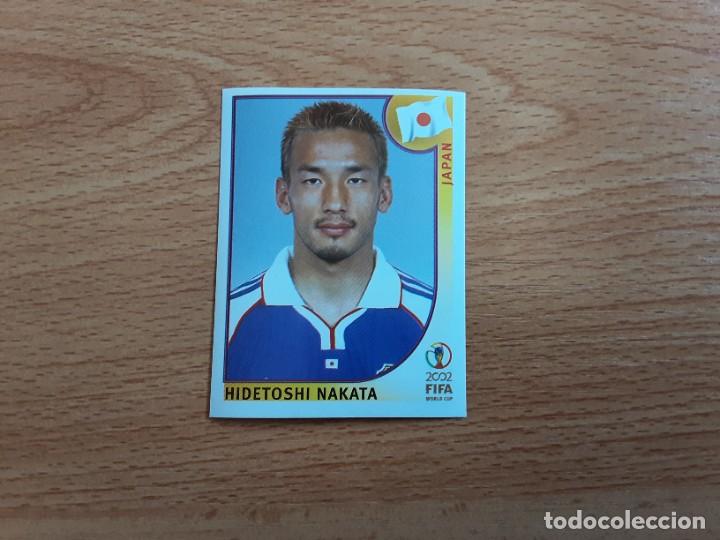 Football Stickers: CROMO FUTBOL MUNDIAL 2002 EDITORIAL PANINI 541.NAKATA-JAPON-NUNCA PEGADO-TRASERA EN AZUL
