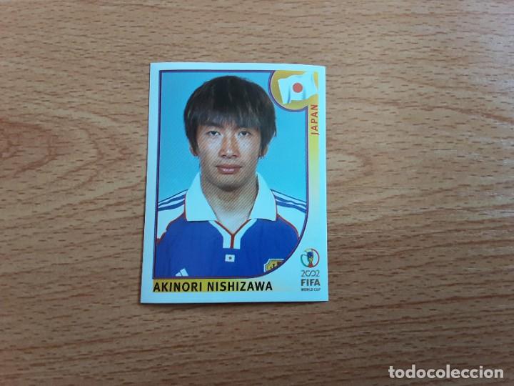 Figurine di Calcio: CROMO FUTBOL MUNDIAL 2002 EDITORIAL PANINI 545.NISHIZAWA-JAPON-NUNCA PEGADO-TRASERA EN AZUL