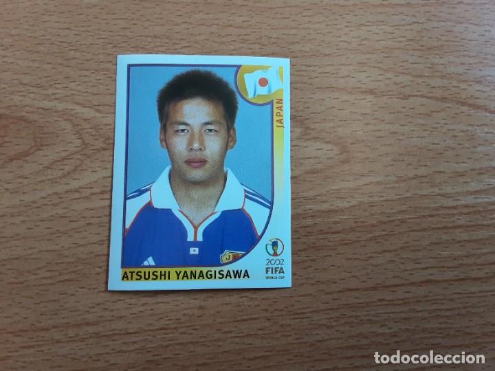 Football Stickers: CROMO FUTBOL MUNDIAL 2002 EDITORIAL PANINI 546.YANAGISAWA-JAPON-NUNCA PEGADO-TRASERA EN AZUL
