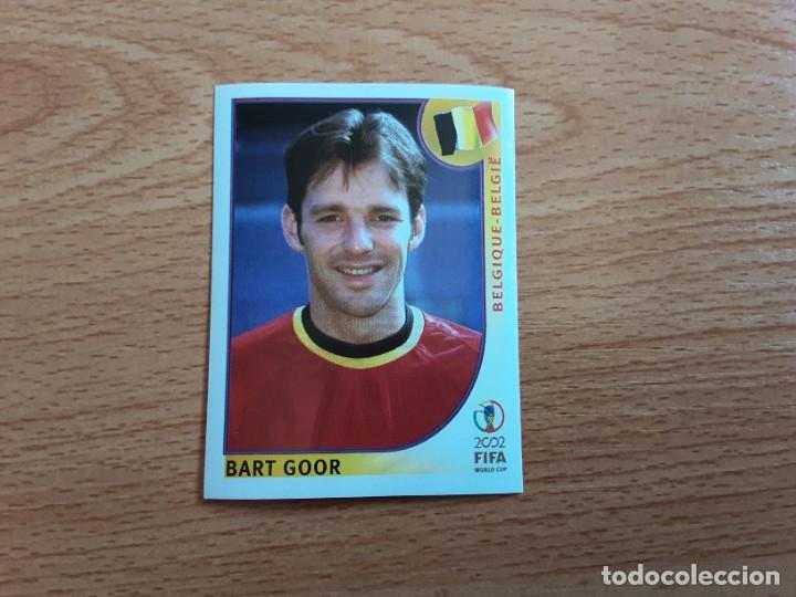 Football Stickers: CROMO FUTBOL MUNDIAL 2002 EDITORIAL PANINI 561.GOOR-BELGICA-NUNCA PEGADO-TRASERA EN AZUL