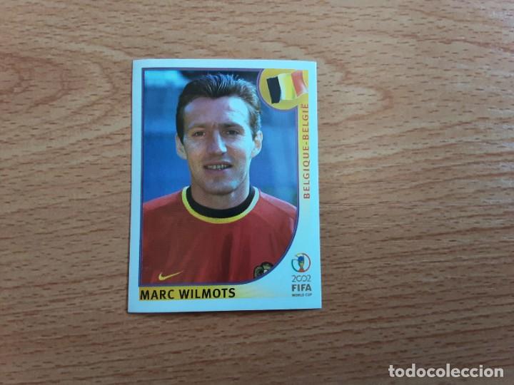 Figurine di Calcio: CROMO FUTBOL MUNDIAL 2002 EDITORIAL PANINI 562.WILMOTS-BELGICA-NUNCA PEGADO-TRASERA EN AZUL