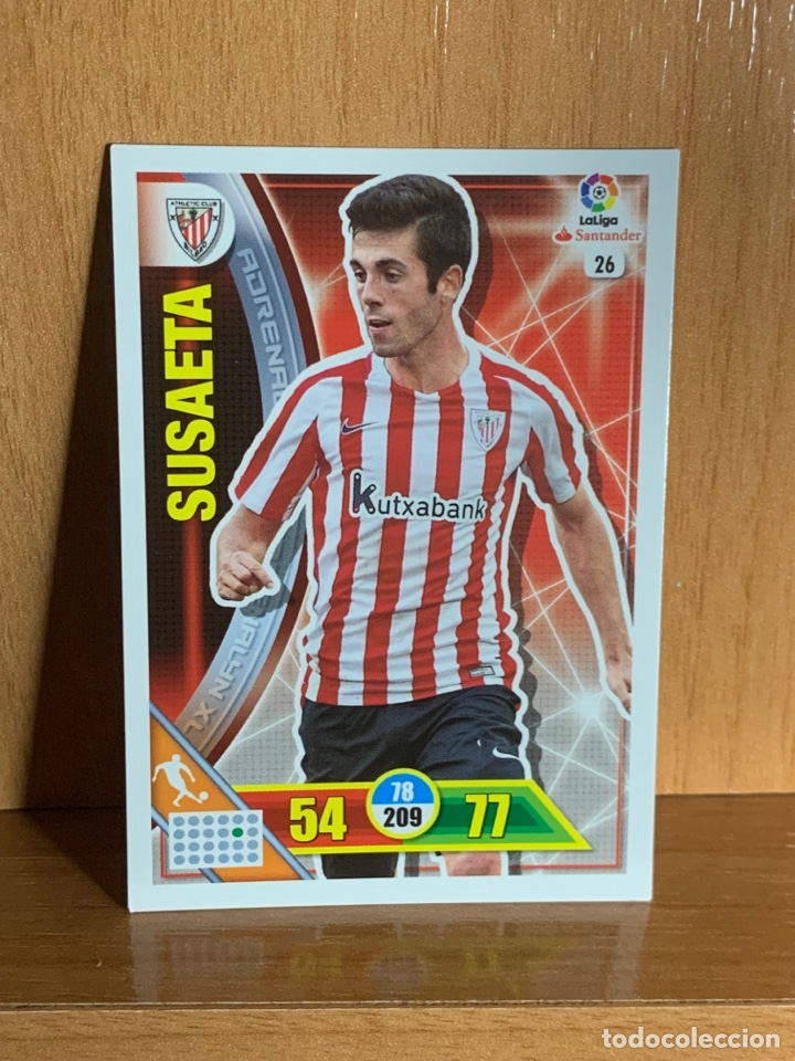 Cromos de F&uacute;tbol: CROMO ADRENALYN XL 2016/17-SUSAETA, N&Uacute;MERO 26