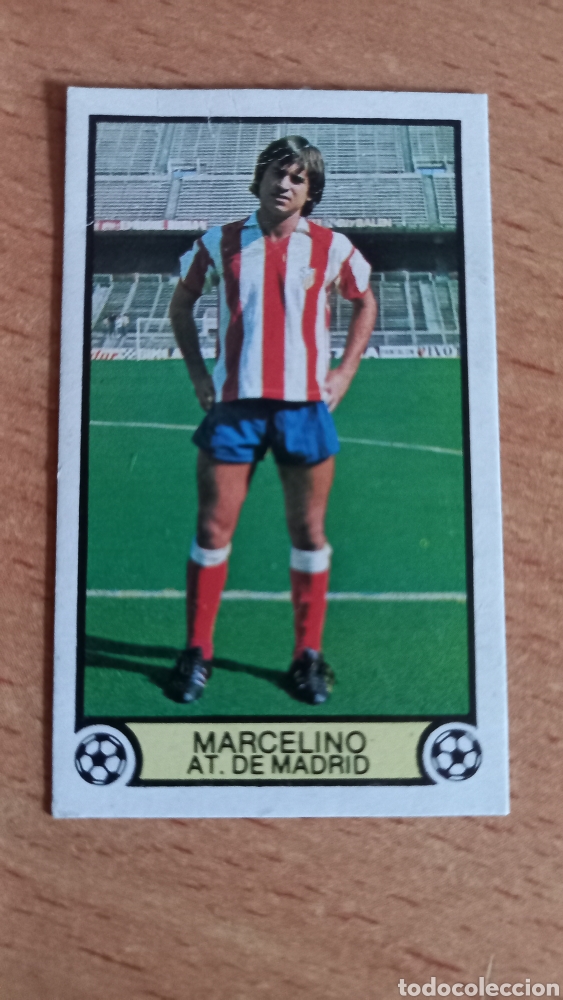 Figurine di Calcio: Marcelino Atl&eacute;tico de Madrid liga 1979 1980 79 80 ediciones este