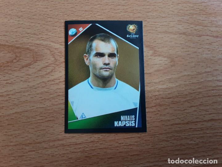 Cromos de f&uacute;tbol: CROMO FUTBOL EURO 2004 EDITORIAL PANINI 36.KAPSIS-GRECIA-NUNCA PEGADO