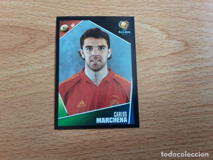Cromos de F&uacute;tbol: CROMO FUTBOL EURO 2004 EDITORIAL PANINI 73.MARCHENA-ESPA&Ntilde;A-NUNCA PEGADO