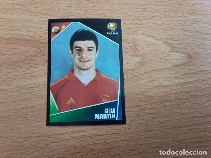 Football Stickers: CROMO FUTBOL EURO 2004 EDITORIAL PANINI 75.CESAR-ESPA&Ntilde;A-NUNCA PEGADO