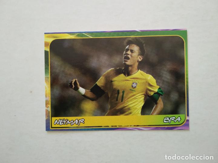 Fu&szlig;ball-Sticker: ROOKIE 25 NEYMAR JR BRASIL CROMO STICKER FUTBOL MUNDIAL 2014 WORLD SOCCER CHAMPIONSHIP SCHOOL SHOP
