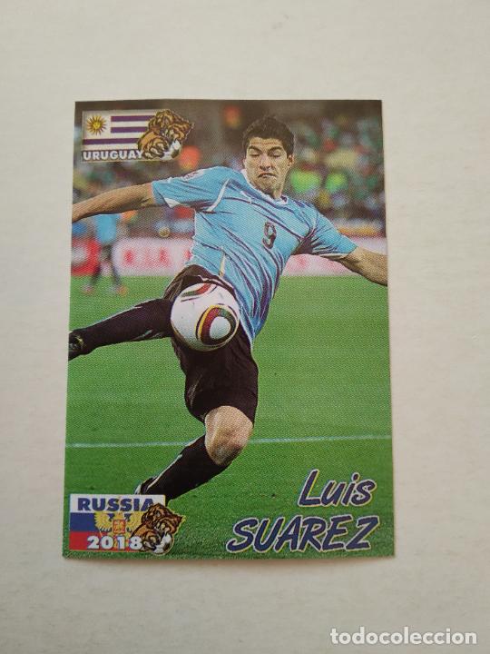 Figurine di Calcio: 65 LUIS SU&Aacute;REZ URUGUAY STICKER CROMO FUTBOL MUNDIAL 2018 WORLD CUP COLECCI&Oacute;N SCHOOL SHOP