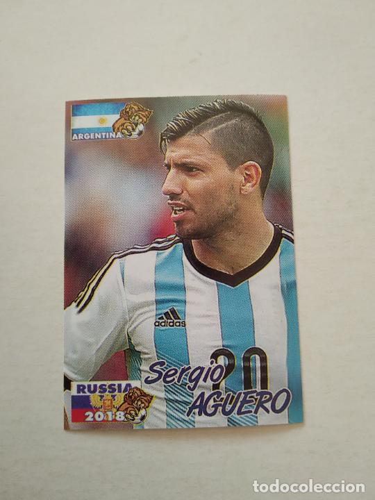 Fu&szlig;ball-Sticker: 189 KUN AGUERO ARGENTINA STICKER CROMO FUTBOL MUNDIAL 2018 WORLD CUP COLECCI&Oacute;N SCHOOL SHOP
