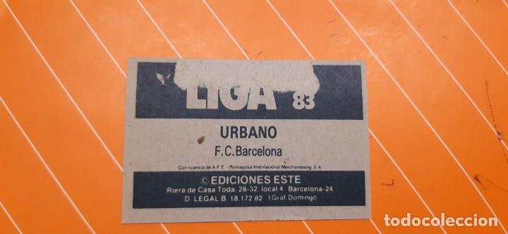 Cromos de f&uacute;tbol: 82 83 ESTE URBANO BARCELONA VERSION - Foto 2
