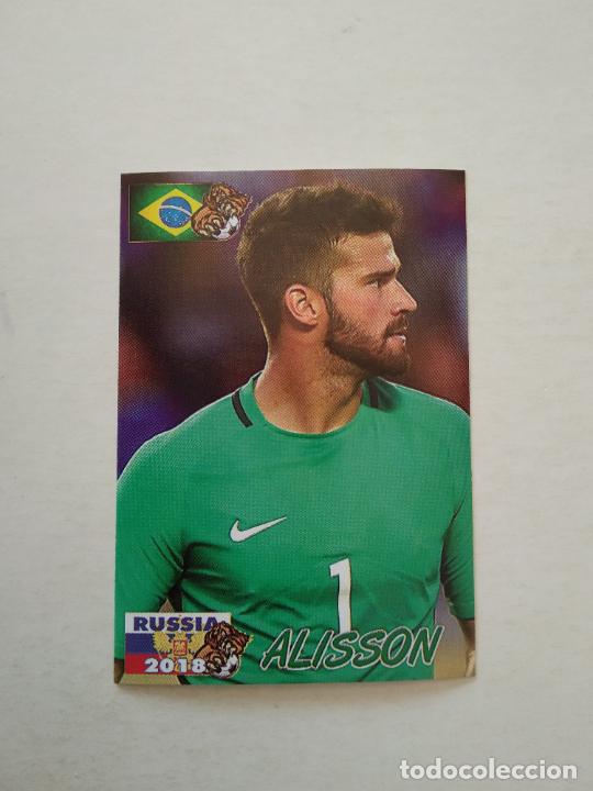 Figurine di Calcio: 238 ALISSON BRASIL STICKER CROMO FUTBOL MUNDIAL 2018 WORLD CUP COLECCI&Oacute;N SCHOOL SHOP